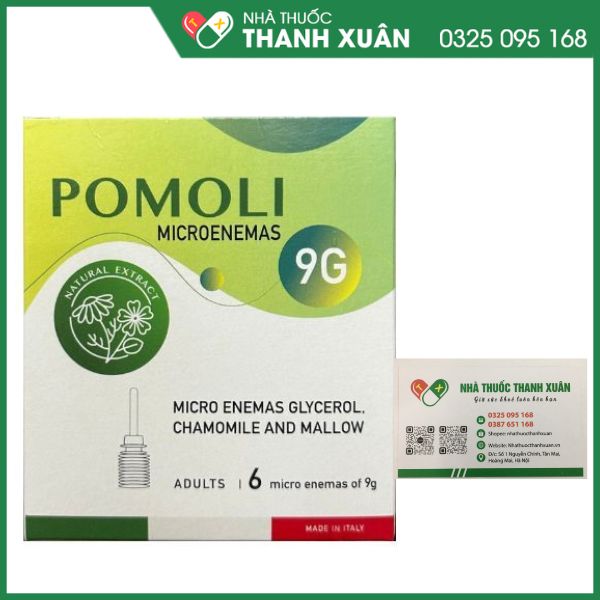 Pomoli 9g điều trị táo bón